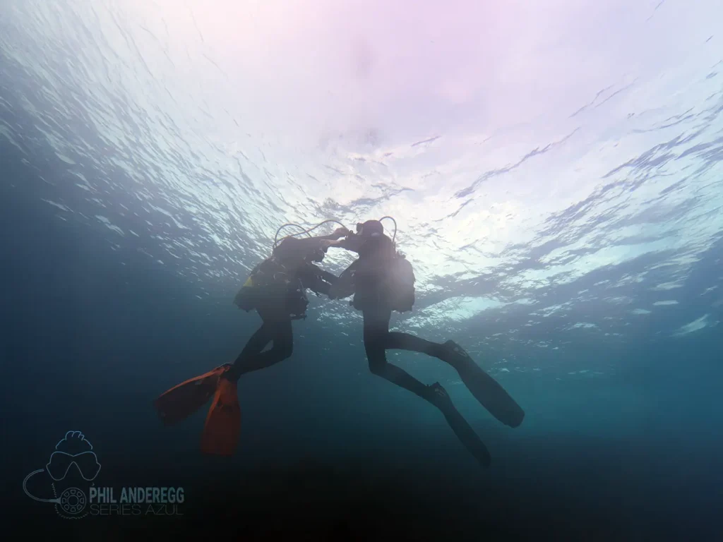 Roland and Student at Arenal d'en Castell