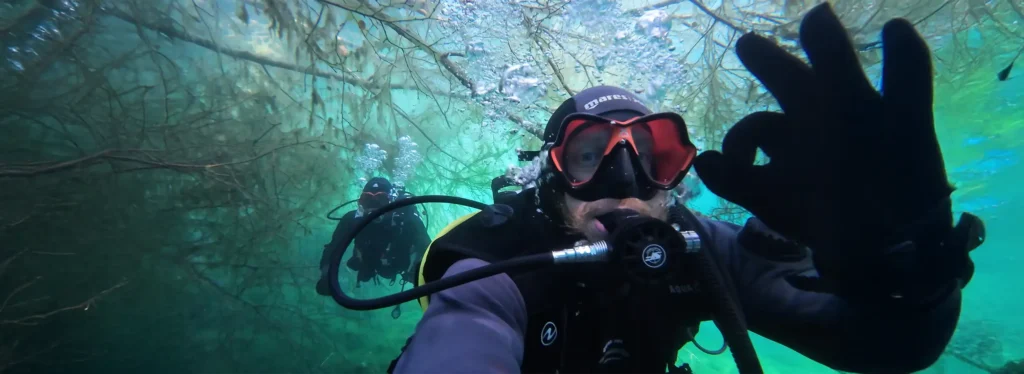 Phil and Renate at Echinger Weiher, Bavaria, Germany