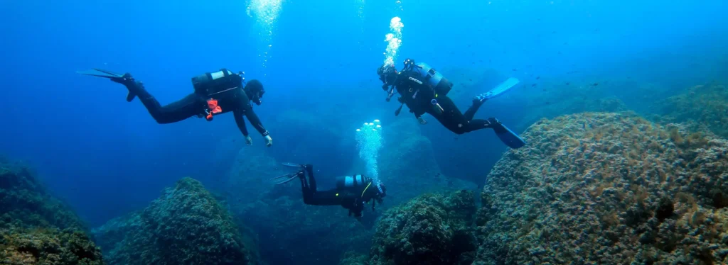 Diving with Diving Menorca off the northern coast of Menorca, Spain